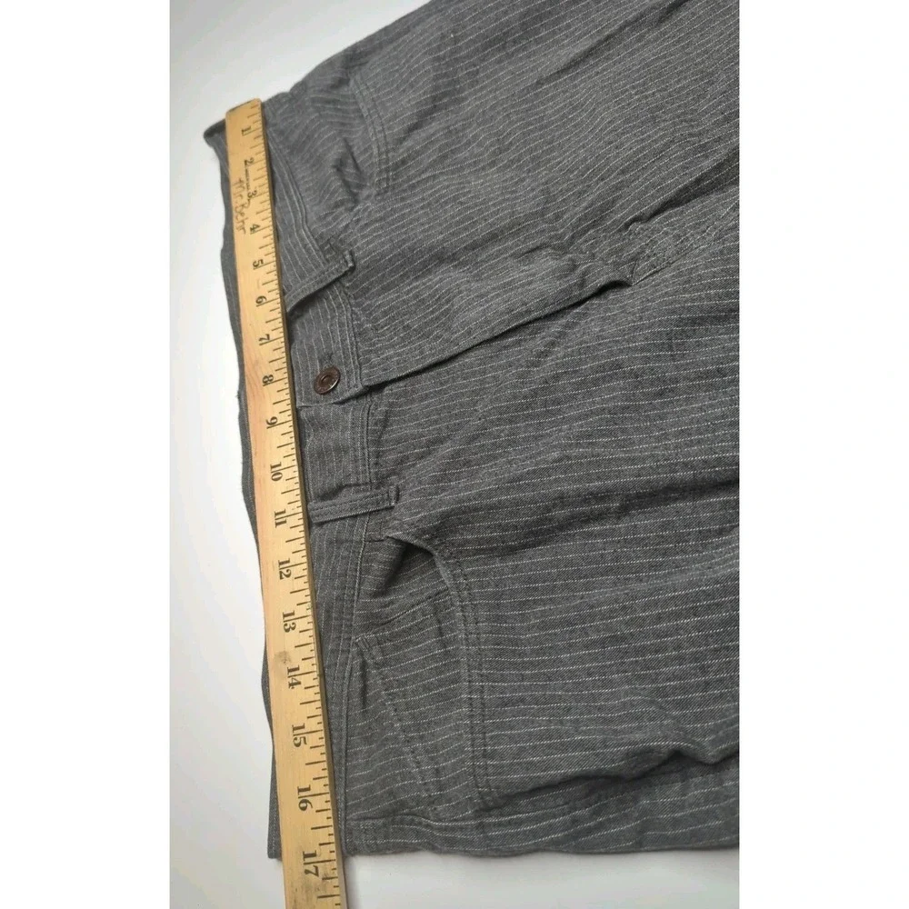 Banana Republic Mens Gray Straight Dress Pants 34x32 Dark Academia Y2K Cotton
